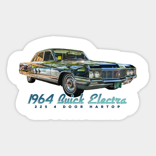 1964 Buick Electra 225 4 Door Hardtop Sticker by Gestalt Imagery